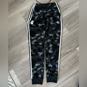 Bape x Adidas track pants sz XS